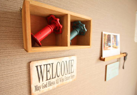 VINTAGE HOUSEのアンティークを生かした空間